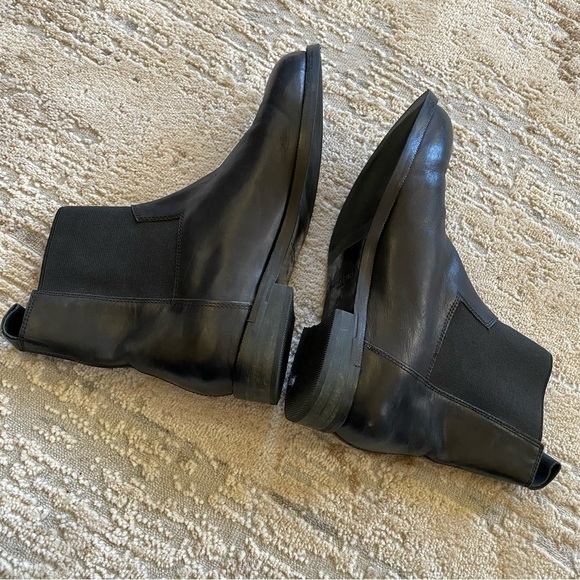 Liebeskind Black Leather Ankle Boots Chelsea Boots Booties: 37 - Picture 11 of 16